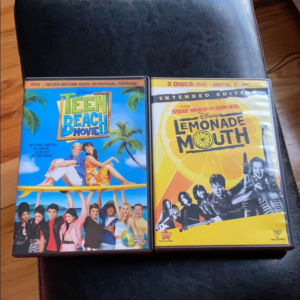 Teen Beach Movie & Lemonade Mouth DVDS